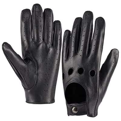MGGM Collection Men's Leather Driving Gloves