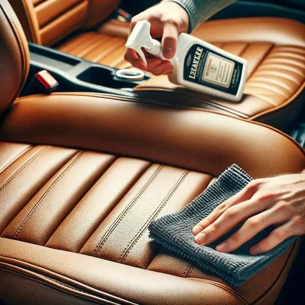 car leather seats cleaning
